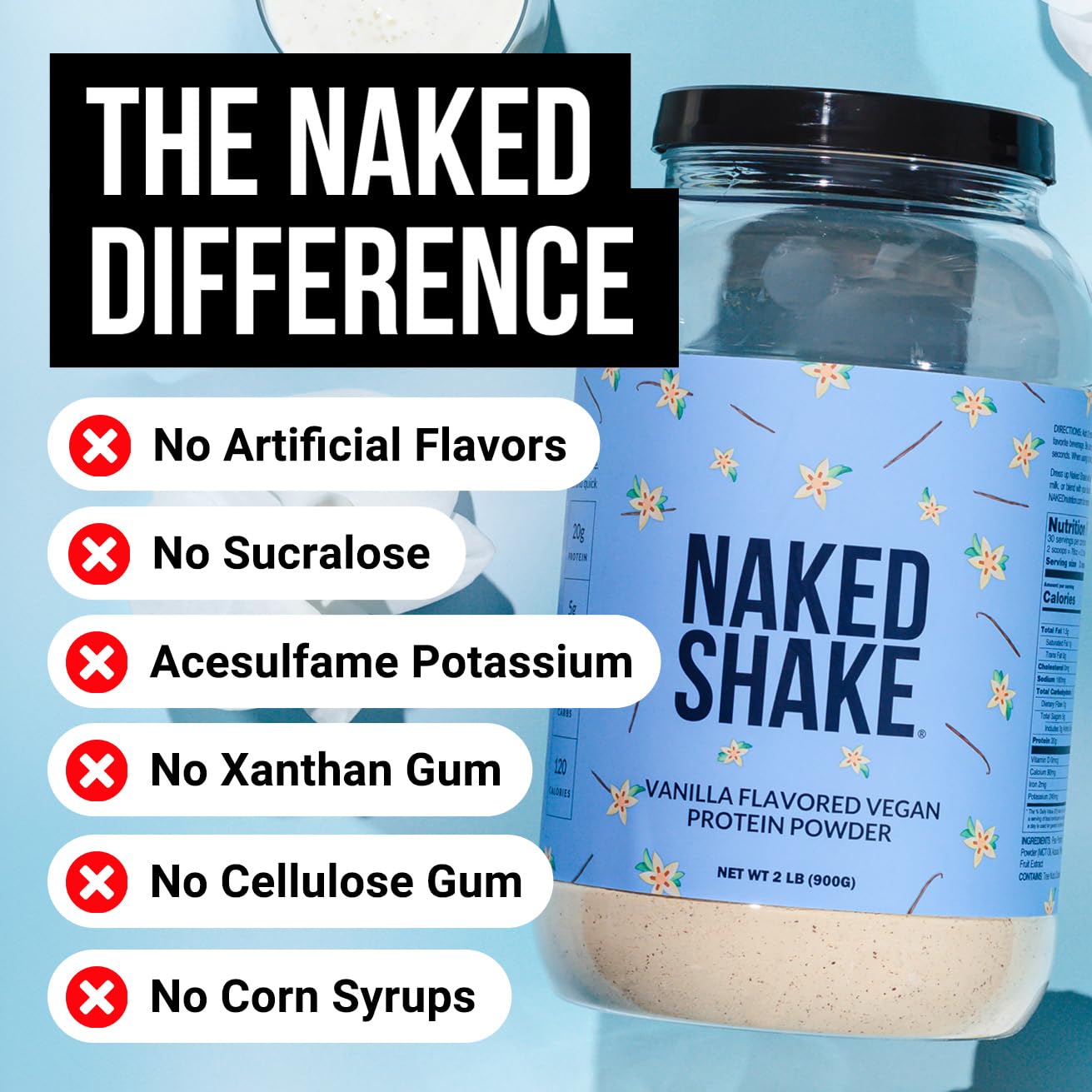NAKED Shake Huile MCT - mélange rapide pour énergie soutenue après l'effort.