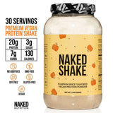 NAKED Shake préparation rapide: mélanger avec de l'eau pour un shake potiron.