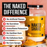 NAKED Shake scoop protéine pois, base végétale riche en protéines