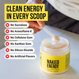 NAKED Strawberry Lemonade Energy, énergie soutenue sans sucre ajouté pour les entraînements.