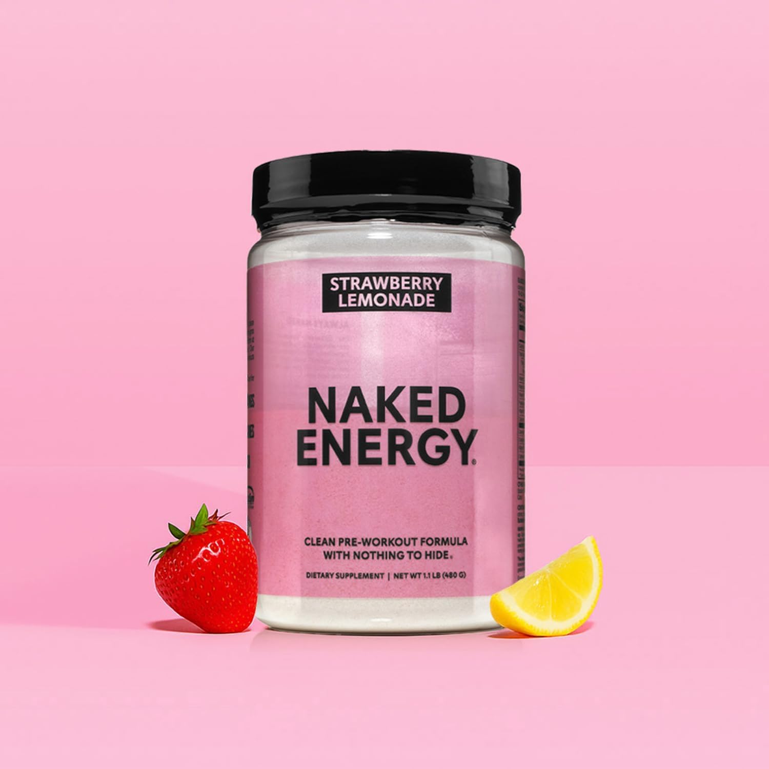 NAKED Strawberry Lemonade Energy, test indépendant garantissant pureté et valeur nutritionnelle.