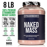 NAKED Strawberry Mass: shake crémeux en verre goût fraise