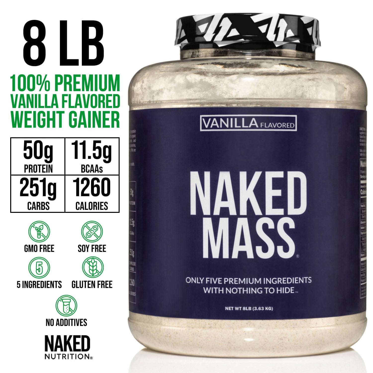 Shake Naked Vanilla Mass en cours de préparation dans le shaker.