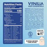 Naked Vanilla: protéine d'origine bio pour les enfants, soutien nutritionnel post‑école.
