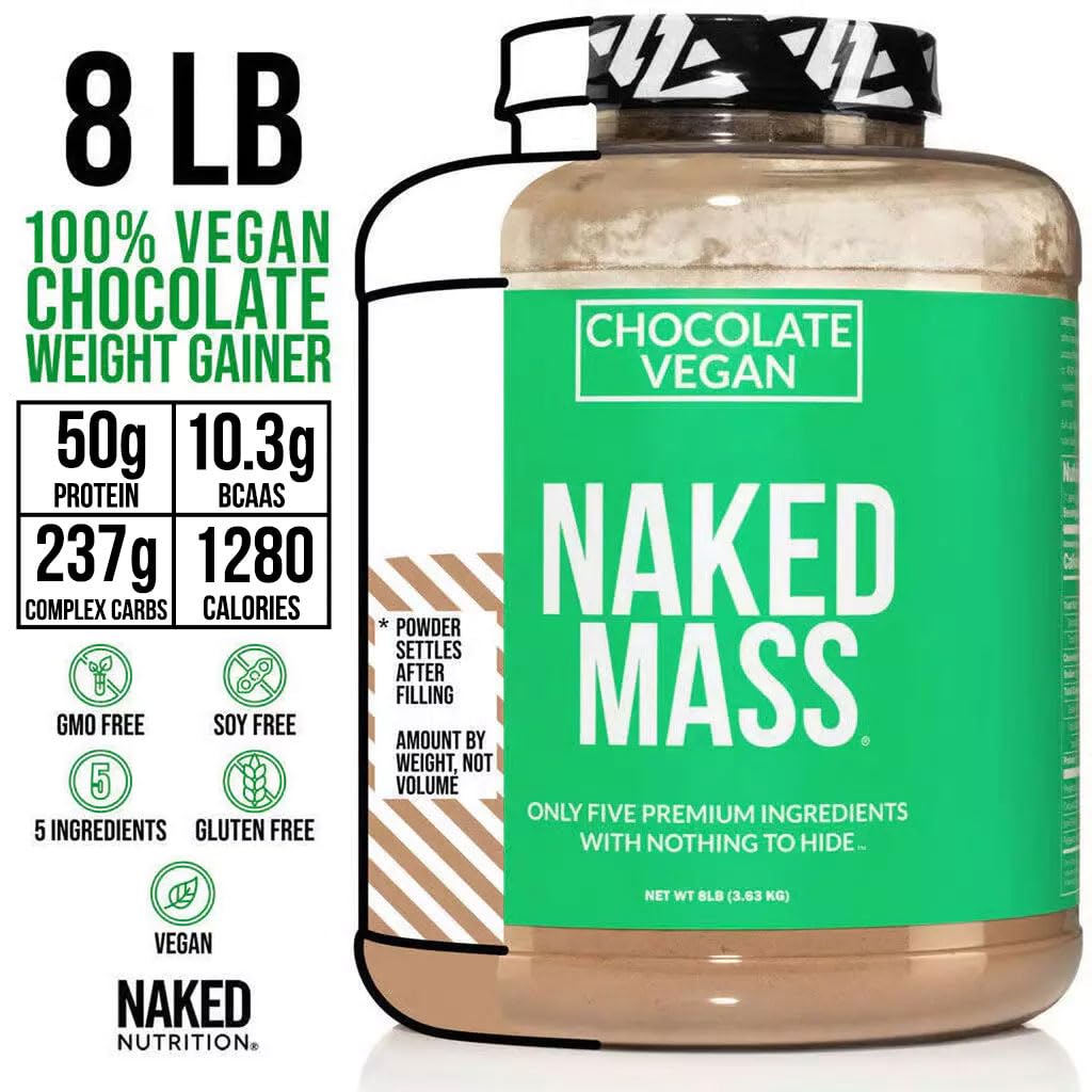 NAKED Vegan Mass dose-cuillere, dosage précis pour une nutrition adaptée