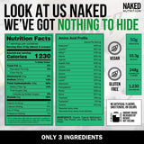 NAKED Vegan Mass shaker et mélange faciles: préparation rapide après l entraînement.