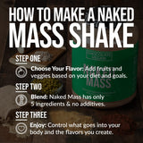 NAKED Vegan Mass preparation-smoothie, polyvalent dans les shakes et recettes