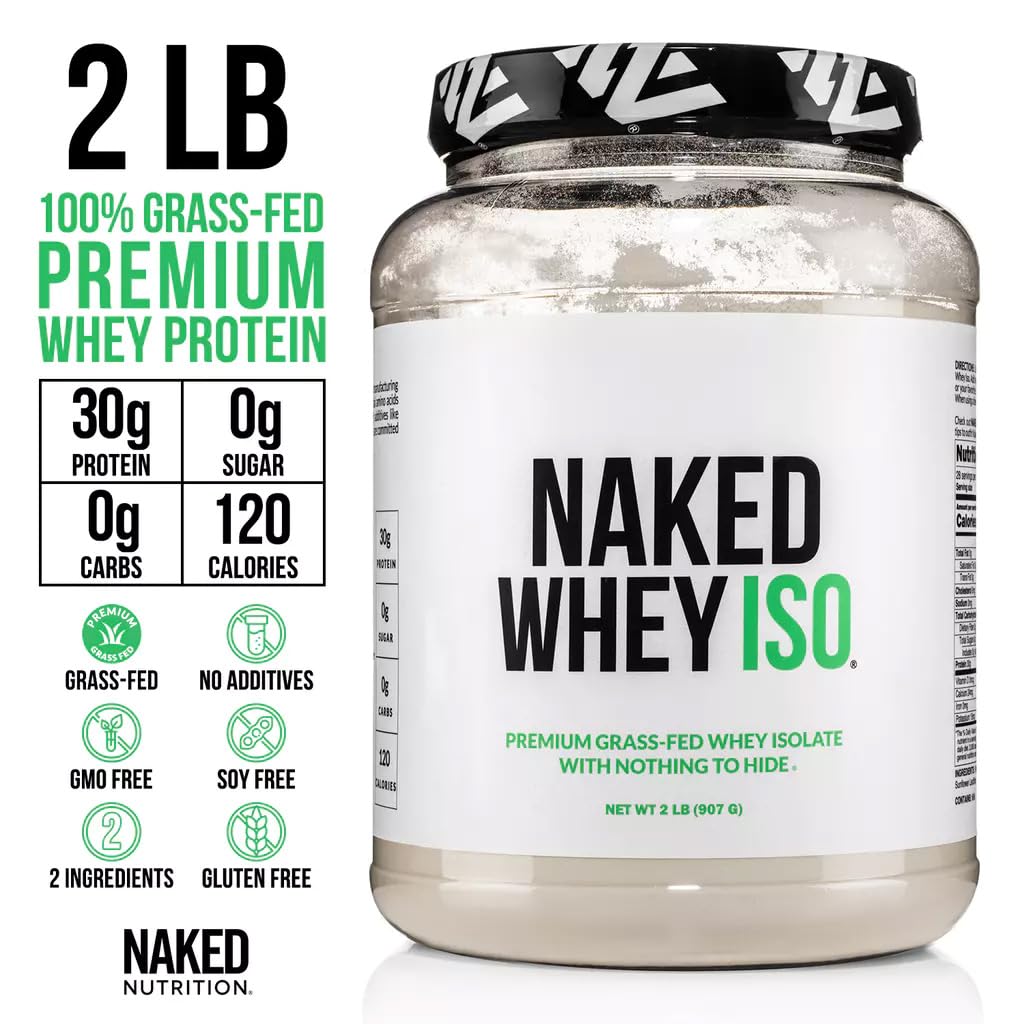 NAKED Whey Isolate – gobelet mélangeur prêt après l’entraînement