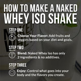 NAKED Whey Isolate – 30 g de protéine par portion, pratique et polyvalente
