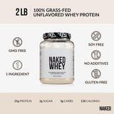 NAKED Whey vaches nourries à l’herbe, protéine non dénaturée