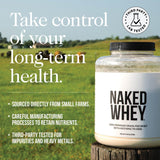 NAKED Whey Vanilla — texture lisse et crémeuse dans smoothies.