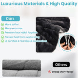Câble long de 11,5 pieds pour utilisation flexible sur canapé ou lit.