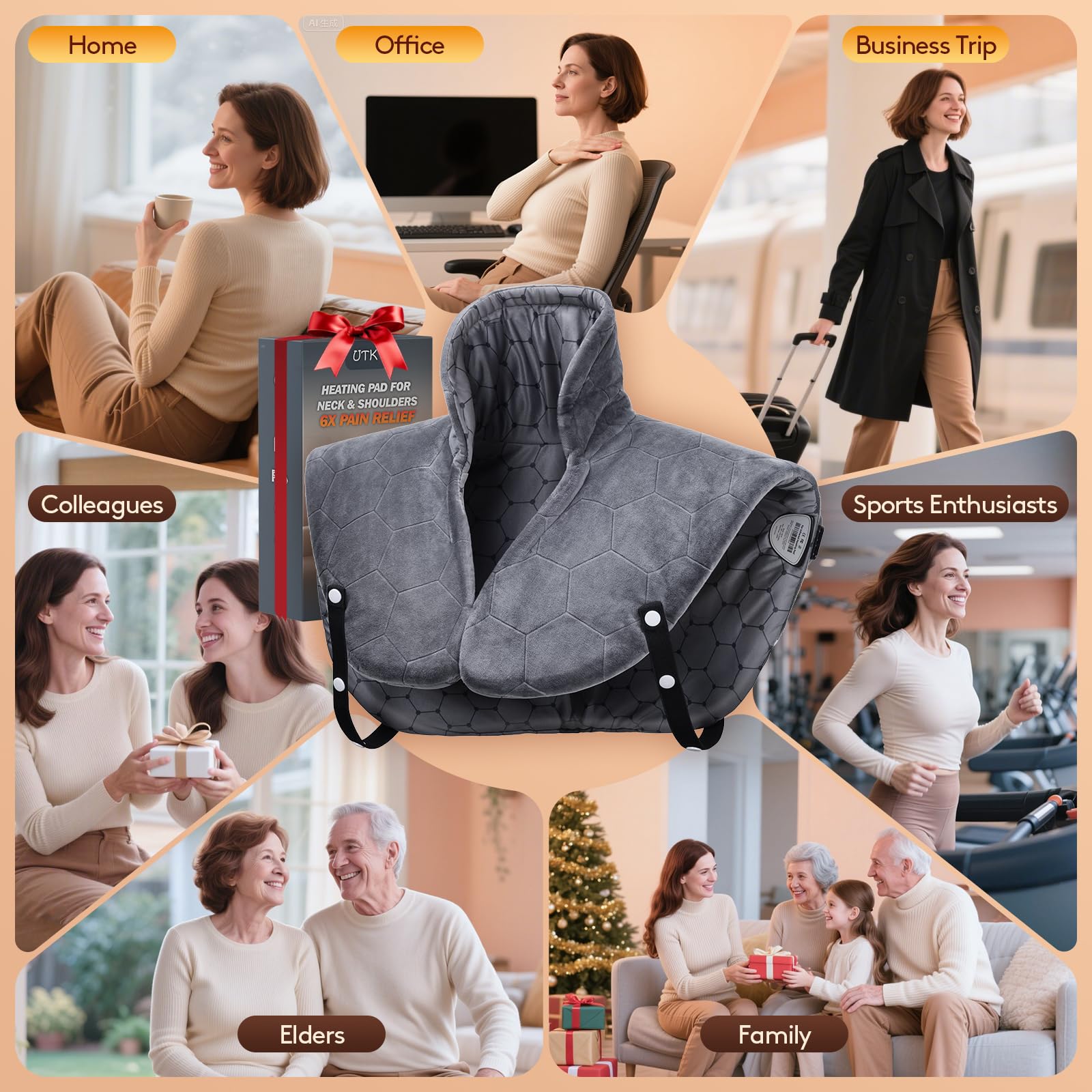 Nalax, cadeau pratique de chaleur et relaxation pour ses proches.