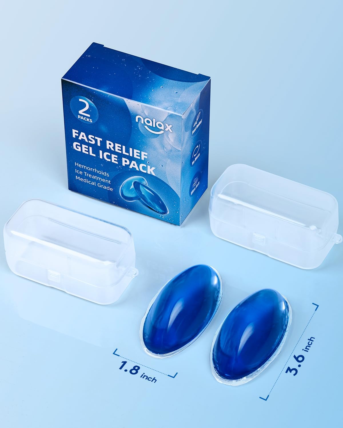 Nalax étuis de stockage séparés pour une rotation hygiénique.