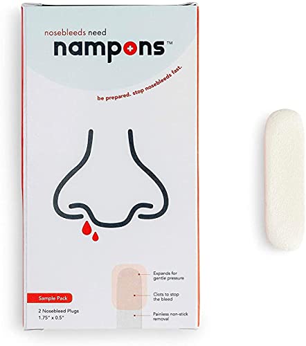 Tampon nasal Nampons en utilisation rapide et pratique.