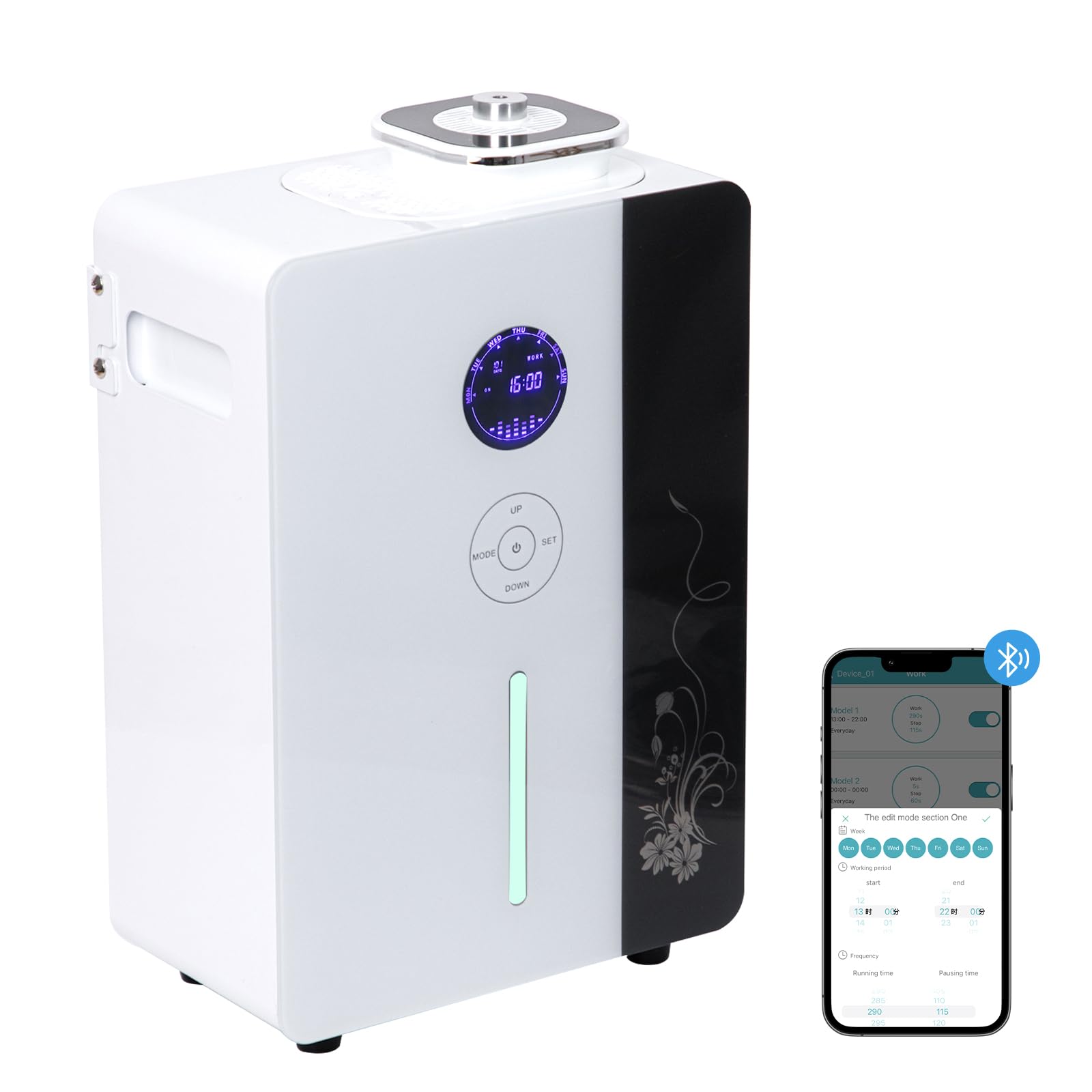 NAMSTE diffuseur huiles sans eau 800 ml offre une fragrance durable sans chaleur.