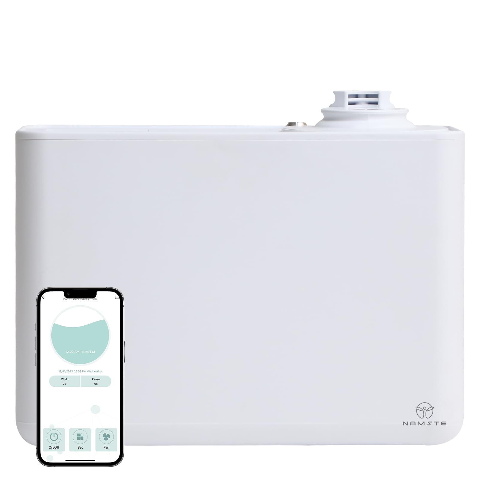 NAMSTE diffuseur HVAC 800ml vue d’ensemble pour une atmosphère luxueuse et durable.