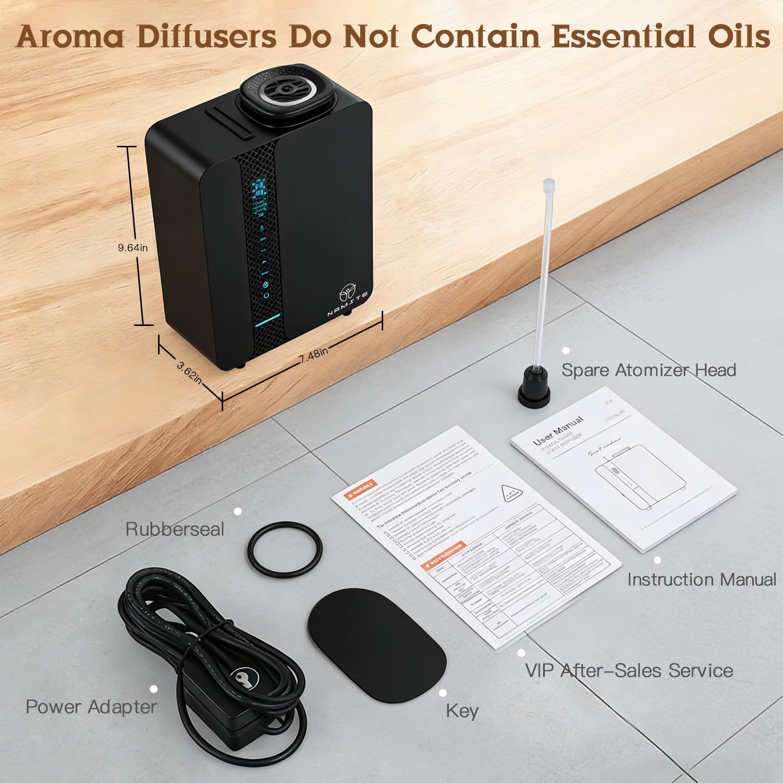 Namste diffuseur silencieux moins de 38 dB pour ambiance calme.