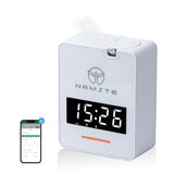Namste sans eau avec horloge intégrée pour une ambiance maîtrisée.