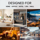 NAMSTE lobby hôtel ambiance luxueuse et accueillante grâce au diffuseur.
