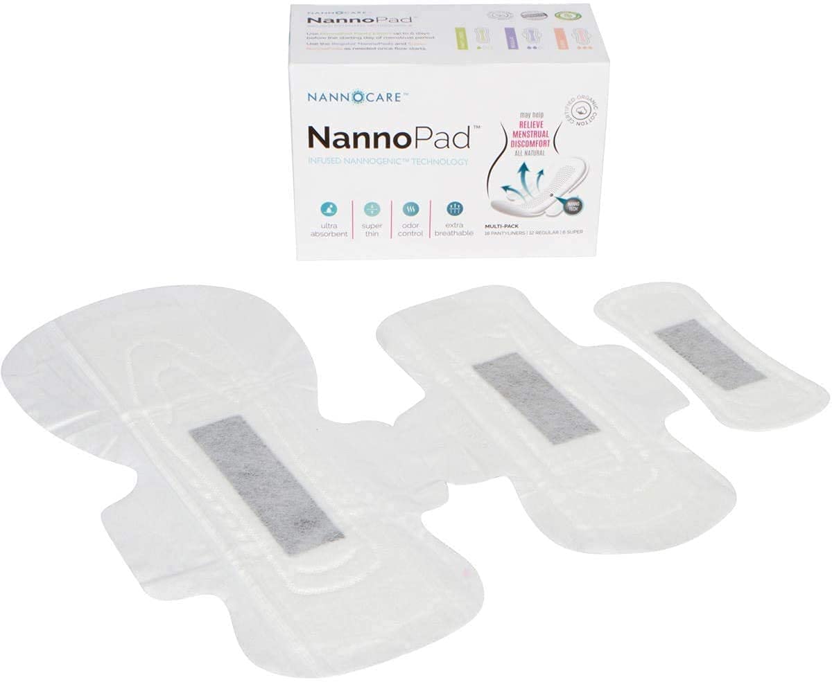NannoPad Super absorption jusqu’à 180 ml pour les flux soutenus.