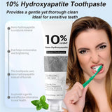 Brossage avec Nano-Hydroxyapatite montrant une routine quotidienne