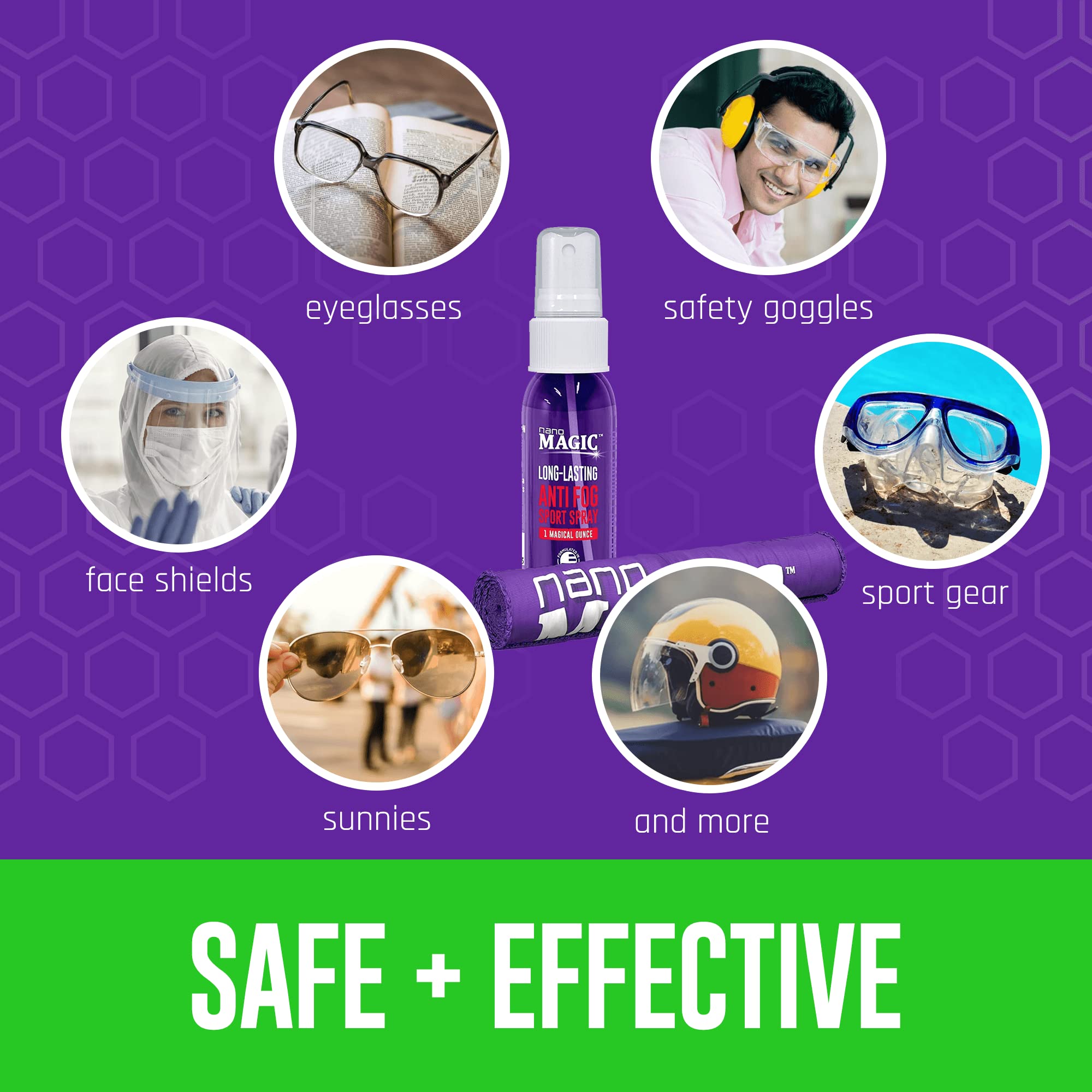 Nano Magic Écran Protection Anti Brouillard – écran clair sur smartphones et tablettes.