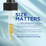 Absorption muqueuse rapide avec pipette Nanoceutical Solutions.