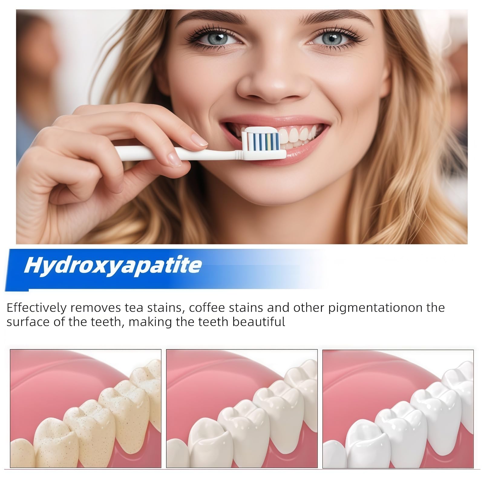 Nanohap pâte dentifrice haleine fraîche durable après brossage