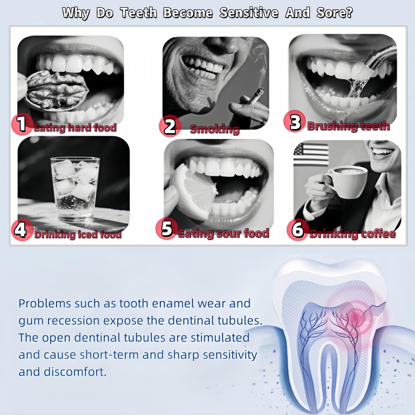 Nanohap pâte dentifrice Sensibilité: apaise les dents sensibles