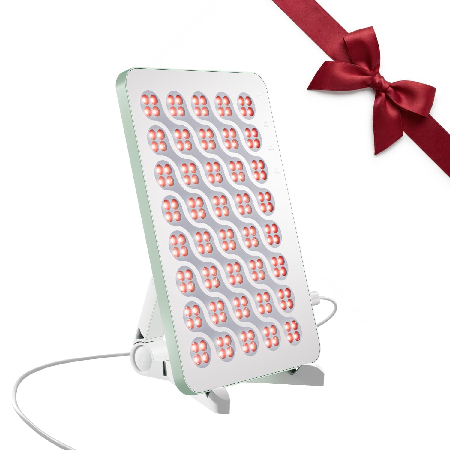 Nanoleaf Panel rouge visage et corps pour thérapie lumineuse à domicile.