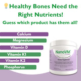 NanoVM dose faible en glucides: 0,1 g par dose, adaptable.