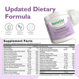 NanoVM poudre: 14 vitamines et 13 minéraux, formulation complète pour l'alimentation.