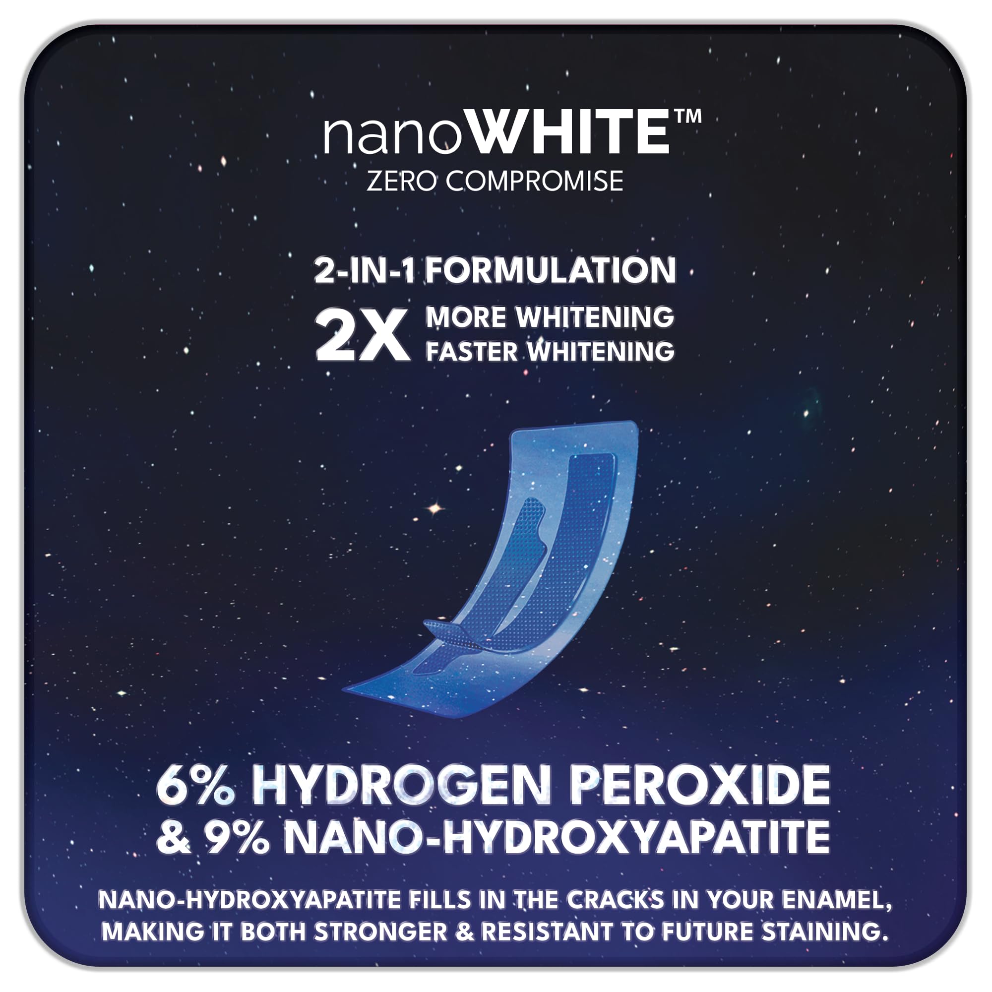 nanoWHITE bande-adhérence-stable assure une tenue sans glissement