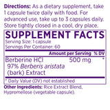 NAOMI Berberine Himalayenne 500 mg, bouteille, emballage soigné pour votre routine