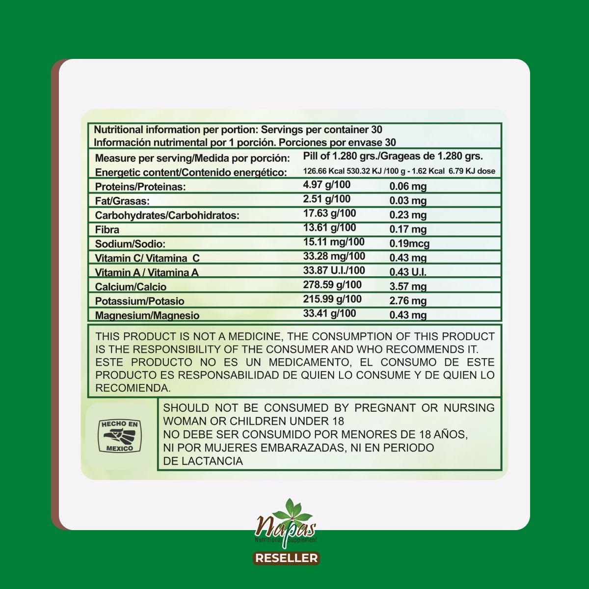 Napas: ingrédients naturels du Sri Lanka mis en avant pour le confort digestif.