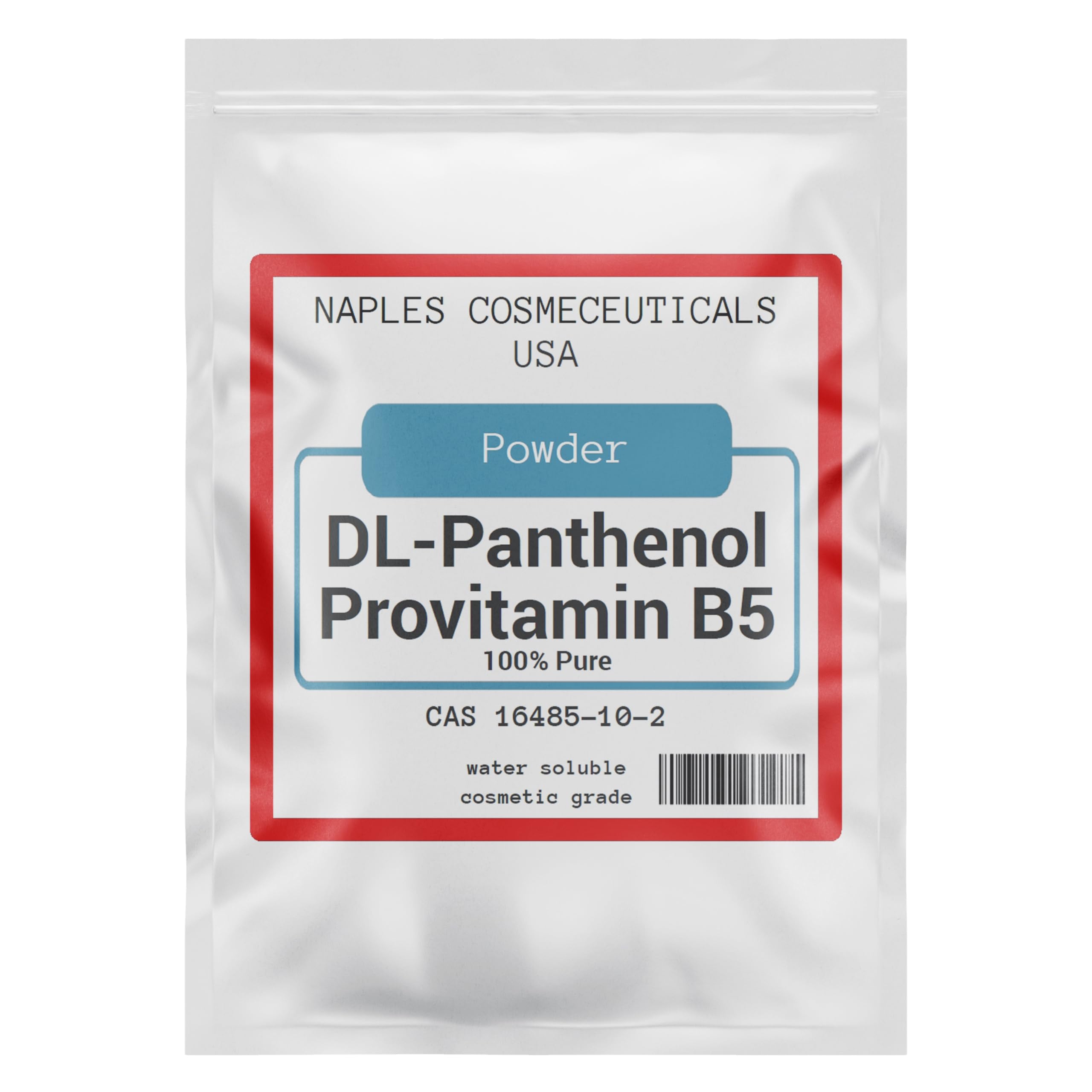 Naples Cosmeceuticals Panthenol en flacon, hydratation légère pour la peau