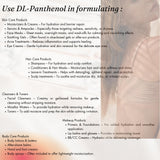 Ongles forts et hydratés avec DL-panthenol Naples Cosmeceuticals