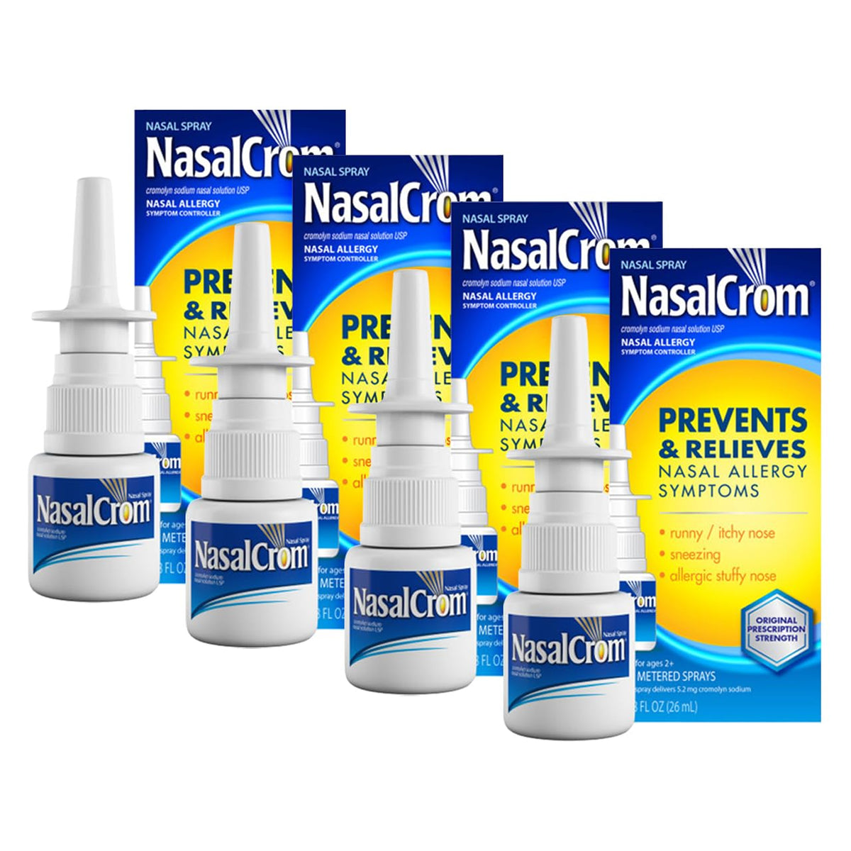 NasalCrom: spray nasal pratique pour prévenir les symptômes.