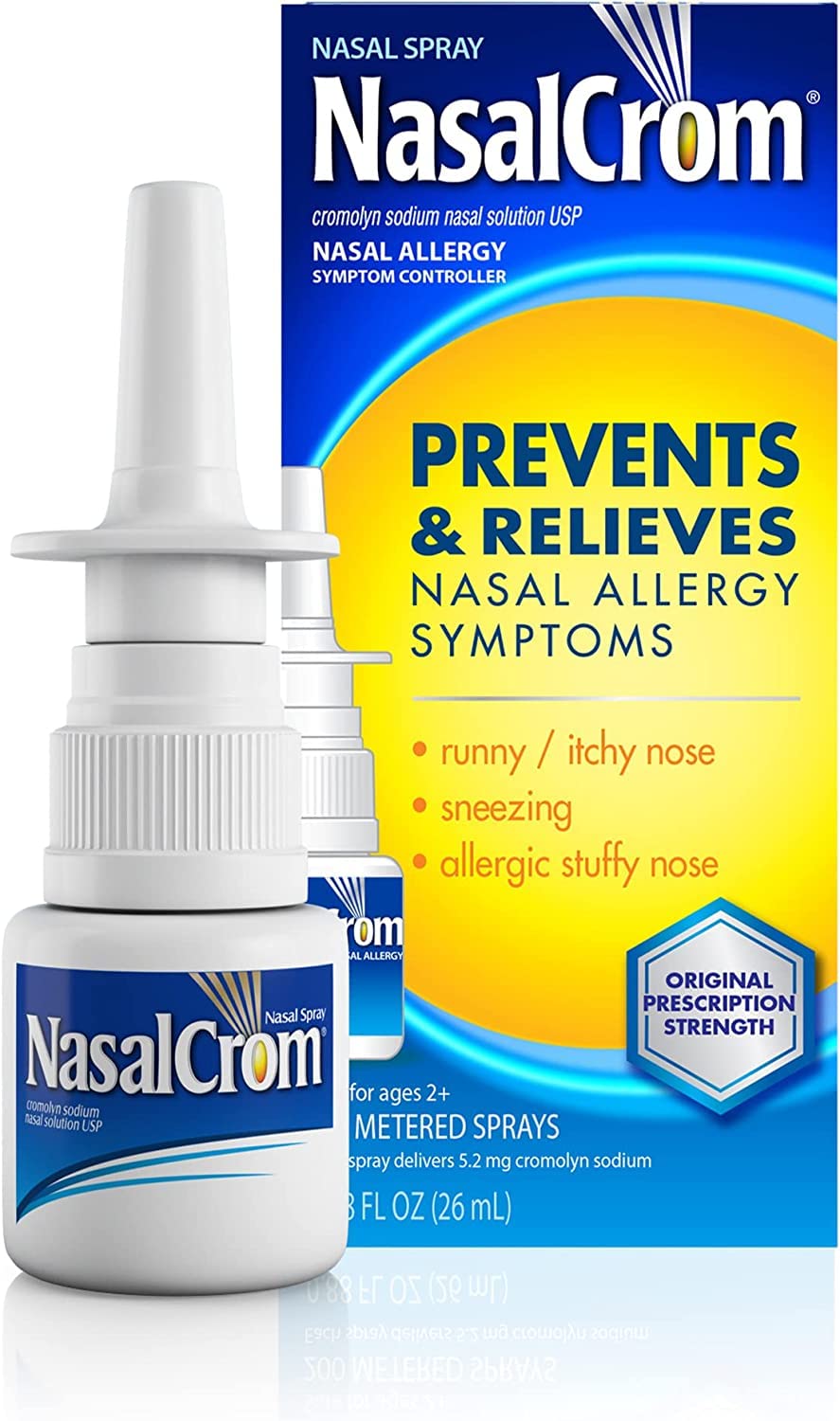 Nasalcrom Spray emballage pratique pour une utilisation quotidienne et discrète.