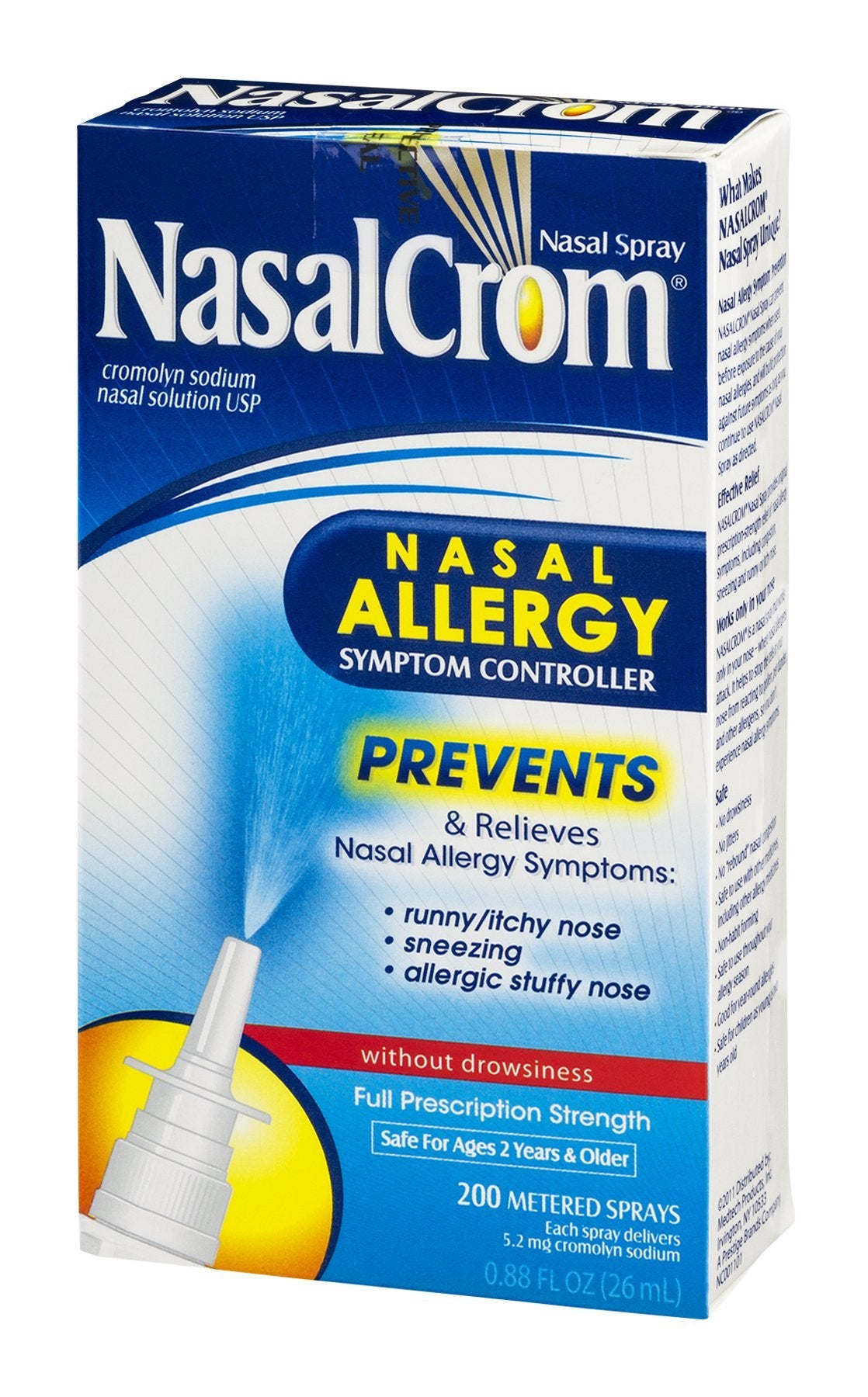 Nasalcrom spray nasal - application : utilisation précise et confortable.