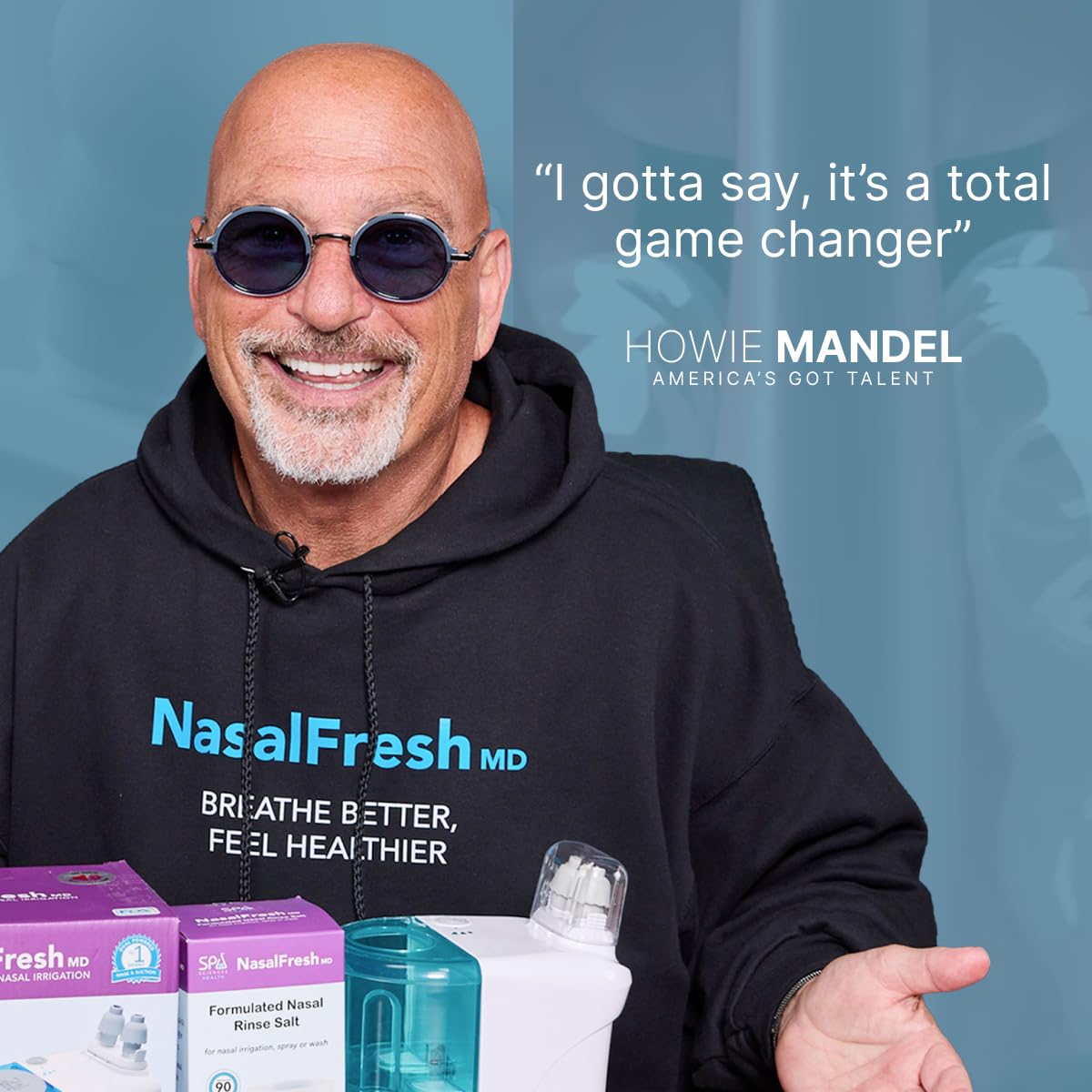NASALFRESH MD Premium Bundle: batterie rechargeable pour de longues séances