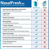 NASALFRESH MD – réglage de la pression pour un rinçage sur mesure.