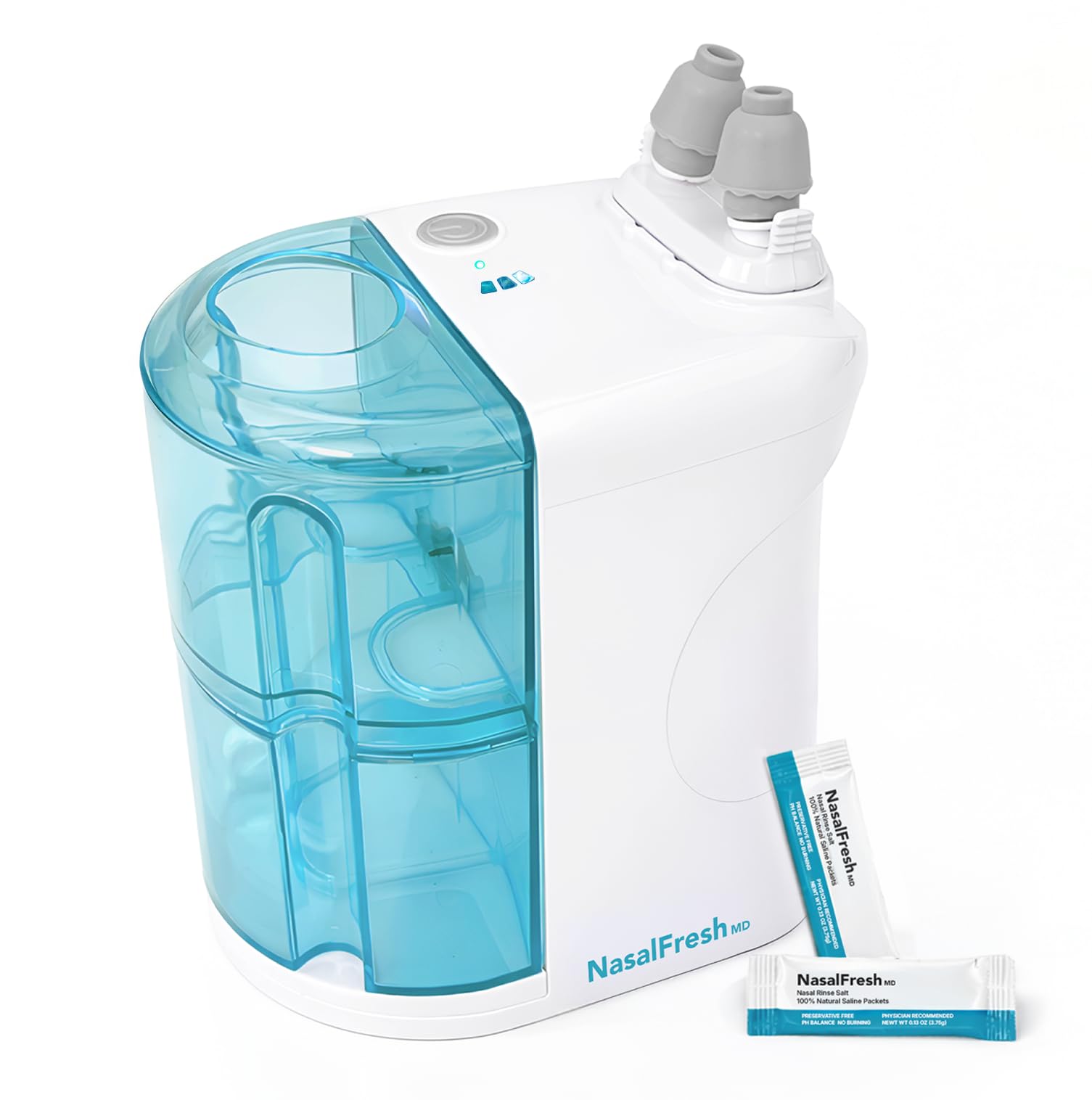 NASALFRESH MD – système irrigation nasale double pompes pour rinçage en douceur.
