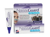 NasalGuard Gel : application autour du nez pour limiter les particules.