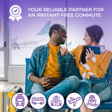NasalGuard Gel : pratique en aéroports et transports publics.