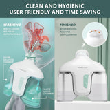Nascool deux modes de nettoyage nasal adaptés à l’utilisateur.