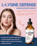 NaSeny gouttes lysine – goutte prête à être versée dans un verre.