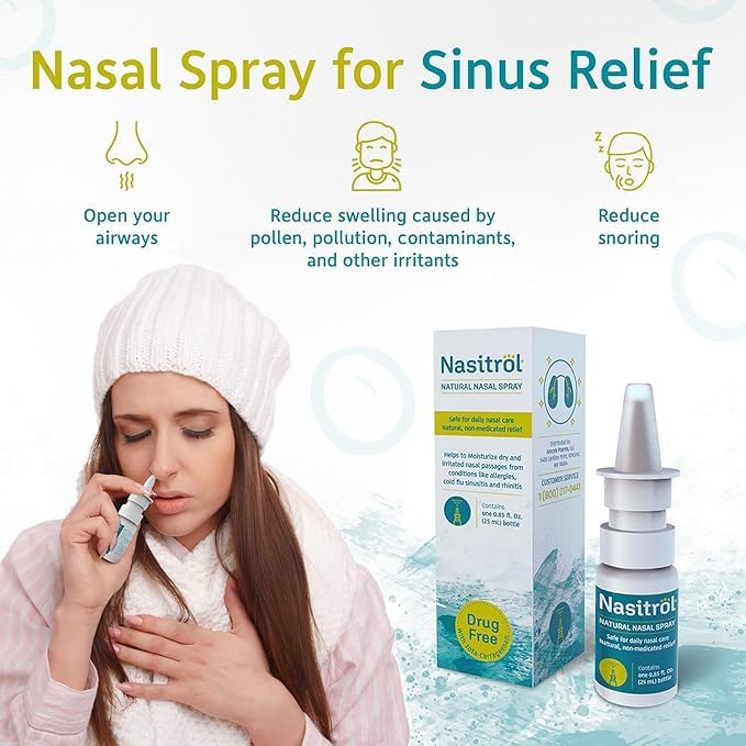 Nasitrol utilisation quotidienne sans stéroïdes pulvérisateur nasal