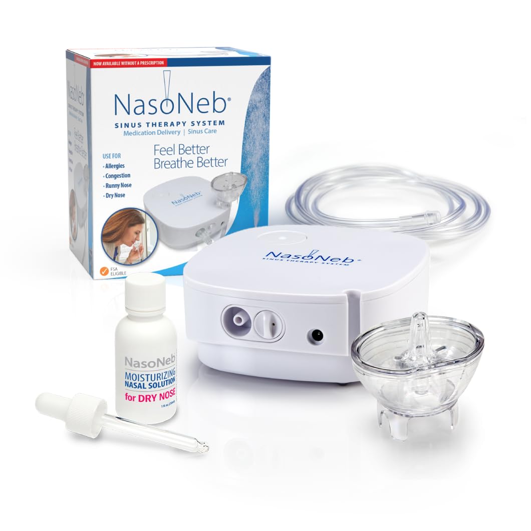 Compresseur NASONEB pour une thérapie nasale ciblée et un soulagement potentiel.